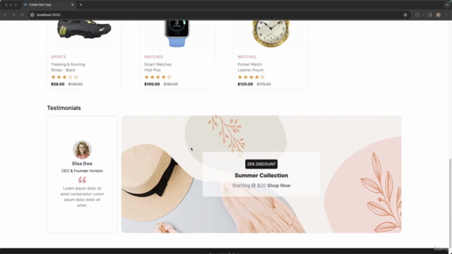 Next.js With Tailwind CSS-Build a Frontend Ecommerce Project – Screenshot 2