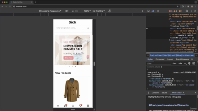 Next.js With Tailwind CSS-Build a Frontend Ecommerce Project – Screenshot 4