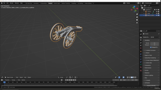 Realizza una presentazione HTML 3D con React e Three.js – Screenshot 1