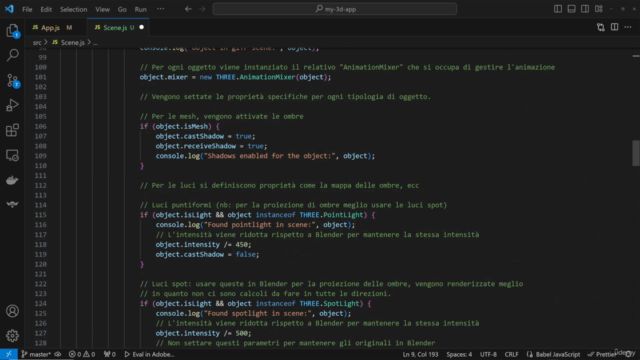 Realizza una presentazione HTML 3D con React e Three.js – Screenshot 2