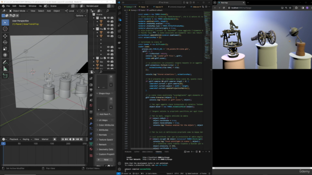 Realizza una presentazione HTML 3D con React e Three.js – Screenshot 3