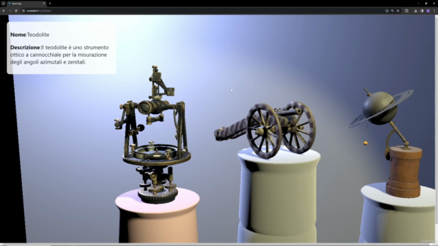 Realizza una presentazione HTML 3D con React e Three.js – Screenshot 4