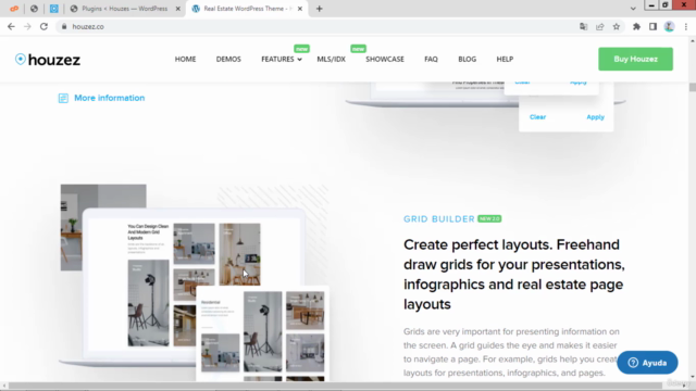 Crea un sitio web de Real State en WordPress con HOUZEZ – Screenshot 1