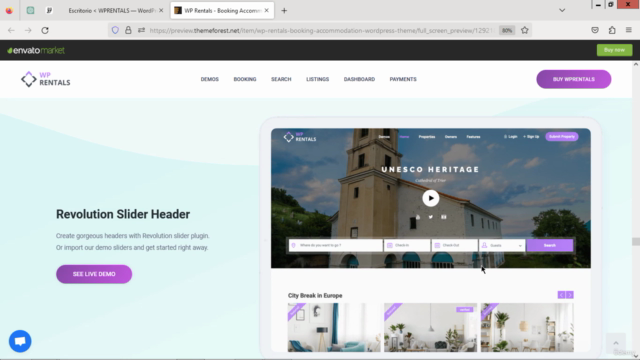 Curso completo de WP Rentals para WordPress – Screenshot 3