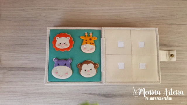 Curso Quiet Book Safari de Feltro - Brinquedo Educativo – Screenshot 4