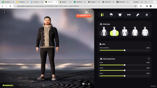Creating 3D Animations, Game Asset, & Avatar Chatbot with AI – Screenshot 1