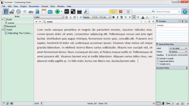 Scrivener | Back up to Dropbox and Jazz up Your Interface – Screenshot 4