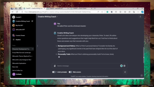 ChatGPT Plus for Chatbots, Custom GPTs Course: ChatGPT 4 – Screenshot 4