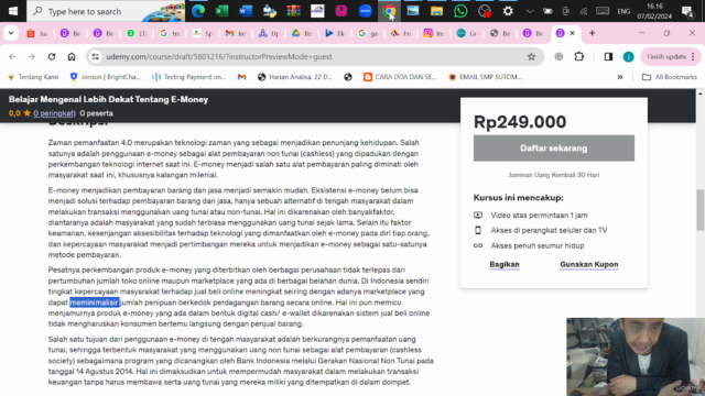 Belajar Mengenal Lebih Dekat Tentang E-Money – Screenshot 1
