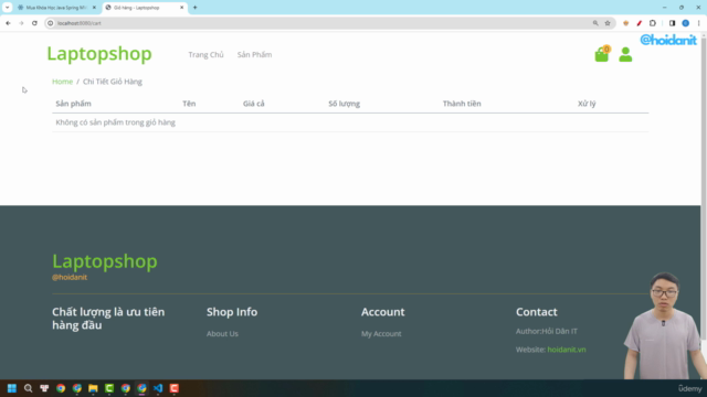 Java Spring MVC - Xây Dựng FullStack Website với Spring Boot – Screenshot 1