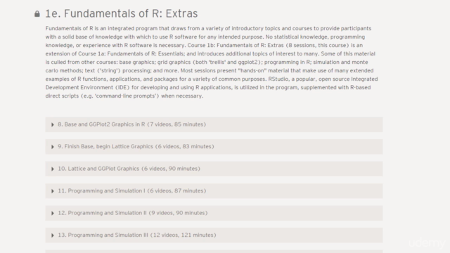 Extra Fundamentals of R – Screenshot 1