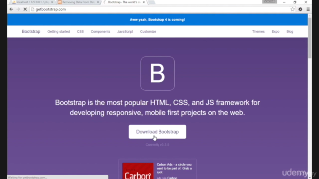 Complete PHP Course With Bootstrap3 CMS System & Admin Panel – Screenshot 1