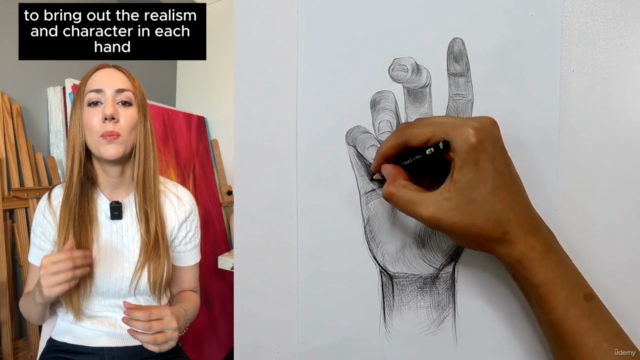 Mastering Realism: A Structured Approach to Portrait Drawing – Screenshot 4