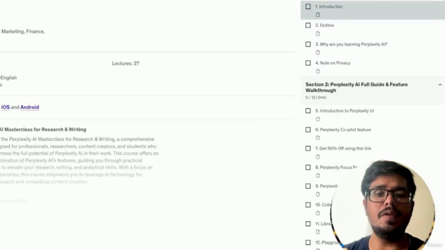 Perplexity AI Masterclass for Research & Writing – Screenshot 3