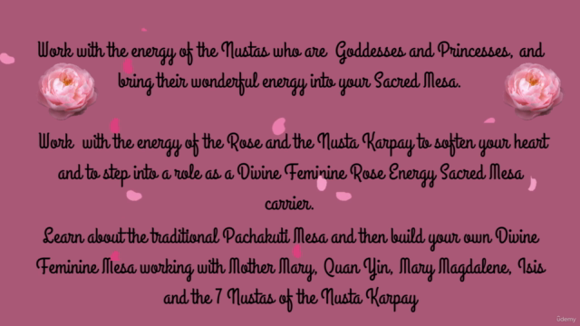 Shamanic Rose Nusta Reiki: Crystal & Stone Mesa Practitioner – Screenshot 1