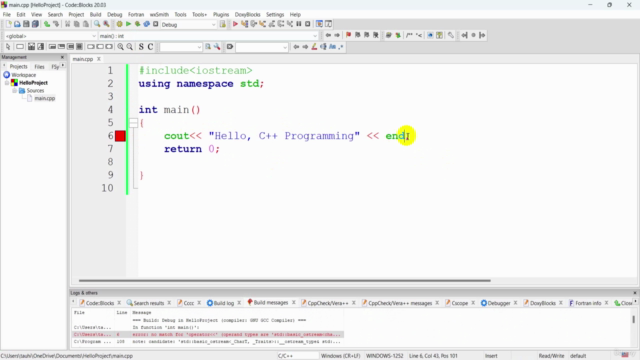The Complete C++ Programming Course from Basic to Expert – Screenshot 4