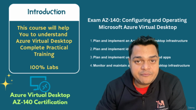 Become an expert in Azure Virtual Desktop (AVD) ! AZ-140 – Screenshot 1