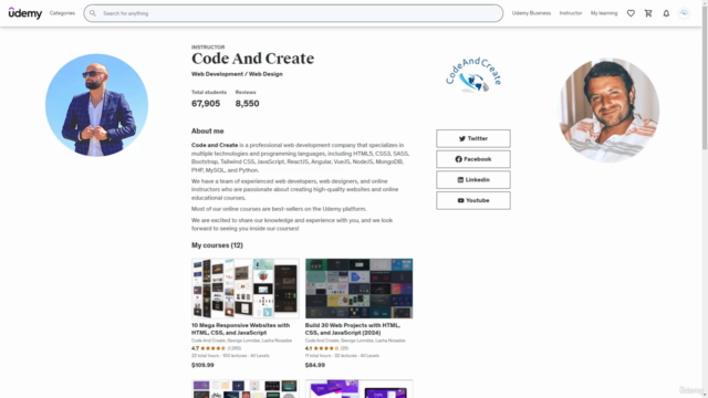Build Multi-Page Responsive Website: HTML, CSS, JavaScript – Screenshot 2