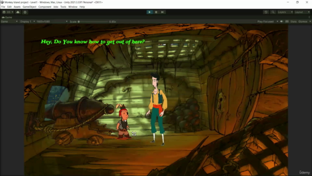 Unity 2D Advance Point and Click Game(Like Monkey Island) – Screenshot 2