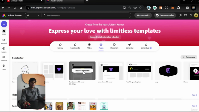 Learn Adobe Express: Social Media Content - Video & Graphics – Screenshot 2