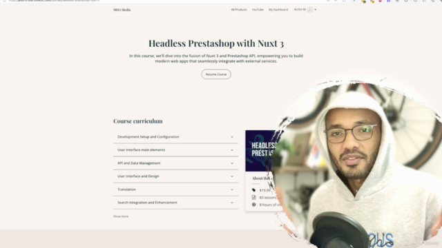 Headless Prestashop with Nuxt JS – Screenshot 1
