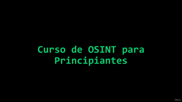 Curso de OSINT para Principiantes – Screenshot 1