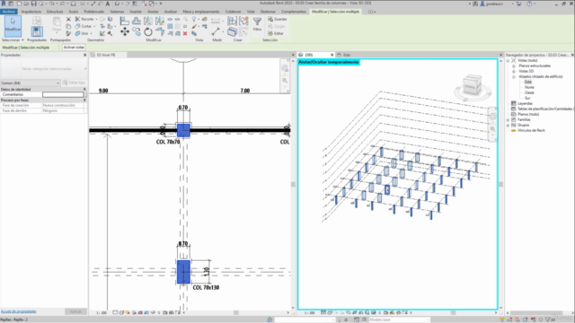 Revit Estructura, Modelado en hormigon y acero estructural – Screenshot 1