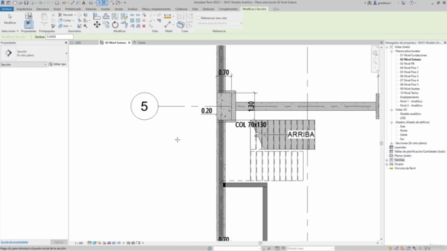 Revit Estructura, Modelado en hormigon y acero estructural – Screenshot 2