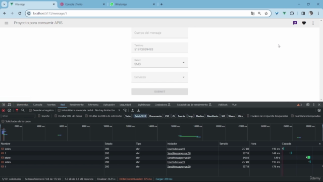 Consumo de APIS con Laravel & VueJS – Screenshot 2
