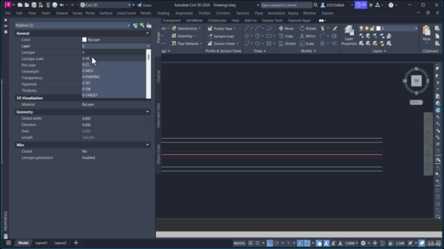 تصميم اليوتيرن على سيفل ثرى دى U-Tern Design By Civil 3D – Screenshot 2