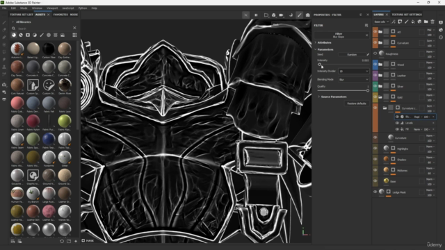 Stylized Knight for Cinematics in Blender – Screenshot 3