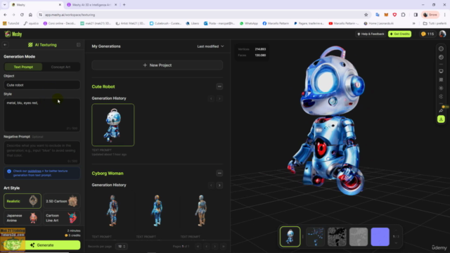 Meshy AI: 3D e Intelligenza Artificiale per Tutti. – Screenshot 3