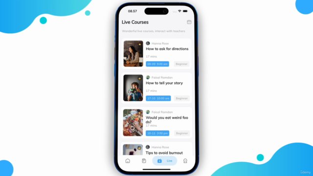 FREE - E-Learning & English Course App | Flutter UI Tutorial – Screenshot 3