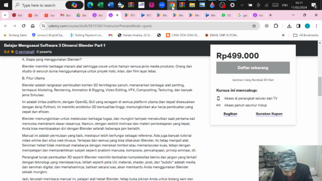 Belajar Menguasai Software 3 Dimensi Blender Part 1 – Screenshot 4