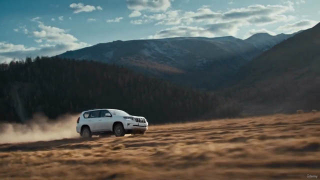 Davinci Resolve: Цветокоррекция рекламного ролика Toyota – Screenshot 3