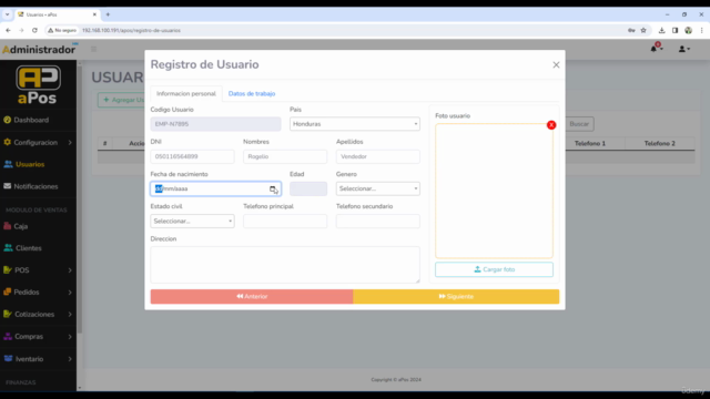 Sistema de Facturacion Electronica en PHP y Ajax – Screenshot 1