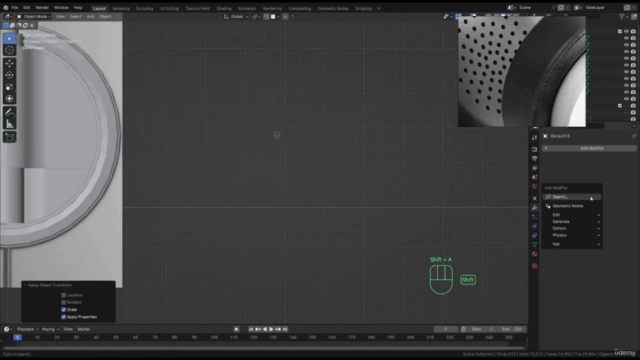 Blender: Creating elegant and realistic headphone – Screenshot 2