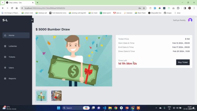 Next.js 14 Lottery & Lucky Draw App - Screenshot_02