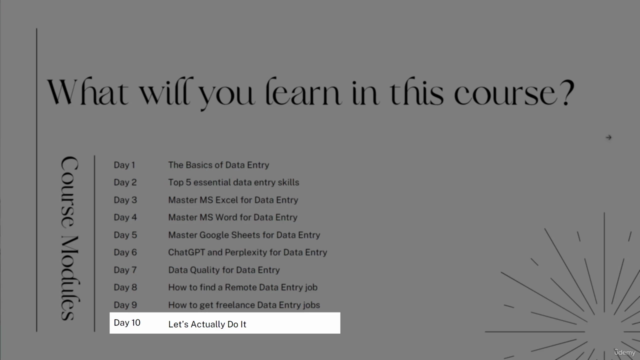 Data Entry Masterclass - The Ultimate 10 Day Course – Screenshot 4