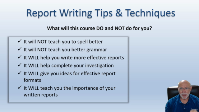 Mastering Private Investigator Reports – Screenshot 2