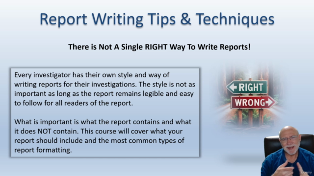 Mastering Private Investigator Reports – Screenshot 3