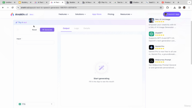 Building AI Apps, Micro SaaS & Launching Scalable MVP – Screenshot 1