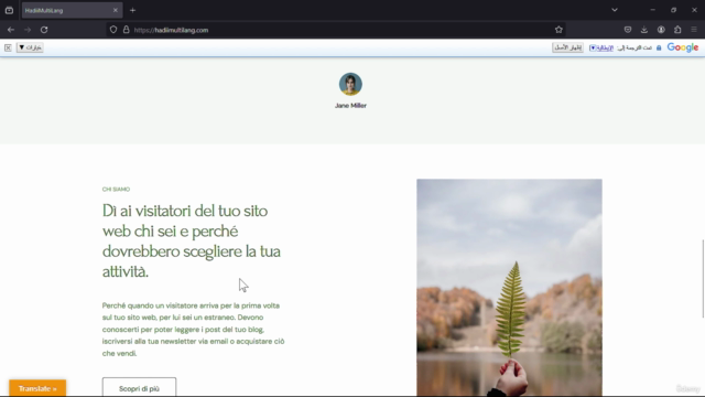 انشاء موقع الكتروني متعدد اللغات - 2024 – Screenshot 3