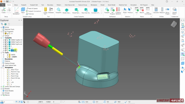 Autodesk PowerMILL 4Axis & 5Axis Training – Screenshot 4
