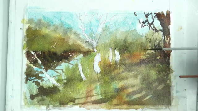Atmospheric Natural Landscapes In Watercolor – Screenshot 1