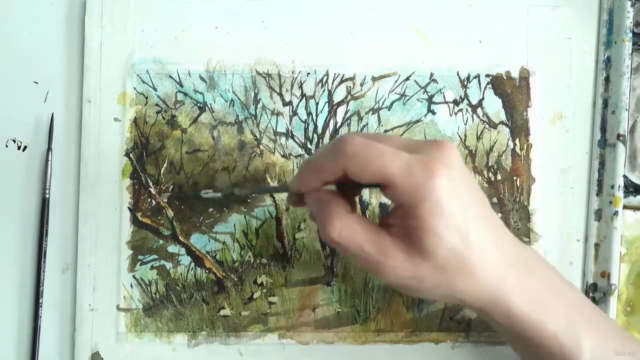 Atmospheric Natural Landscapes In Watercolor – Screenshot 3