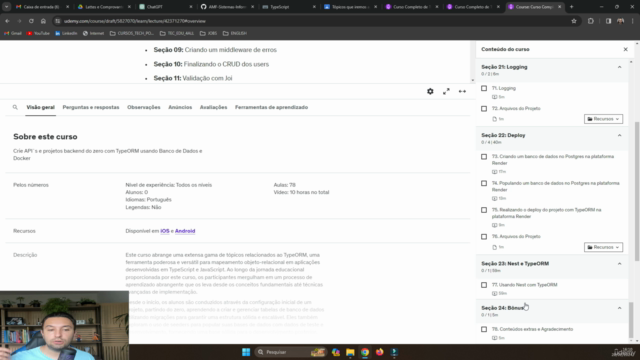 Curso Completo de TypeORM - crie APIs do zero com TypeScript – Screenshot 4