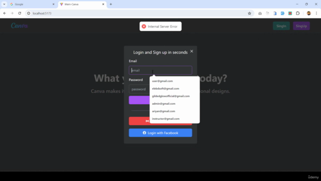 Modern React, Express 2025 Build Complete Canva Project A-Z – Screenshot 1