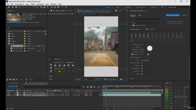 After Effects Completo : VFX, Motion Graphics e Unreal 5 – Screenshot 2
