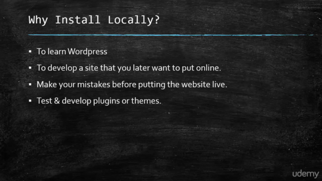 Install Wordpress Locally - No Monthly Web Hosting Costs - Screenshot_01